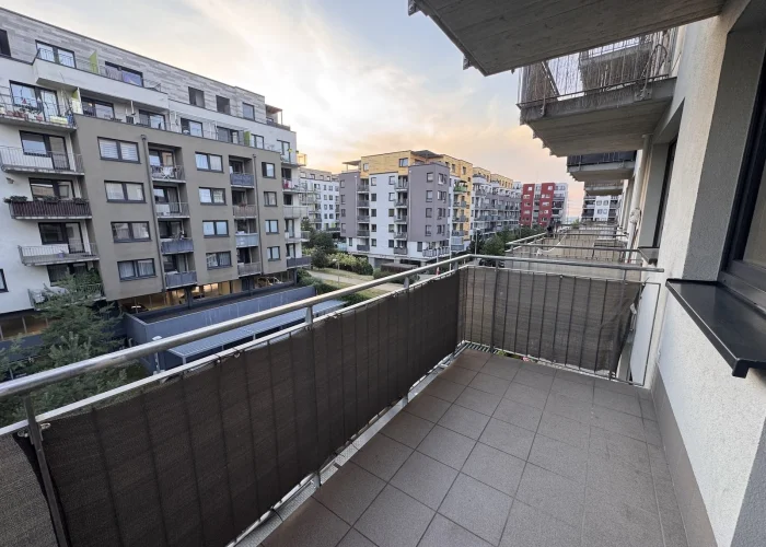 Pronájem bytu 2+kk/B, novostavba, nezařízený, Praha 9 - Střížkov