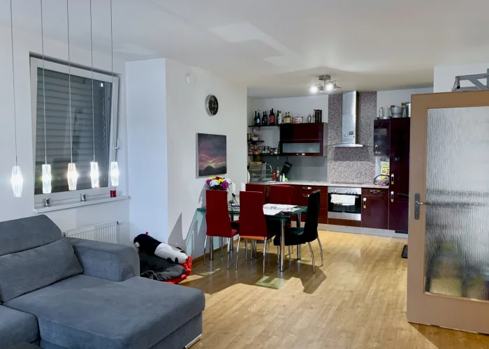 Pronájem bytu 2+kk, 56m², terasa 81 m2, Nová Harfa