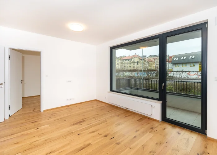 Pronájem bytu 2+kk/B, 45 m², nezařízený, Praha 4 - Nusle