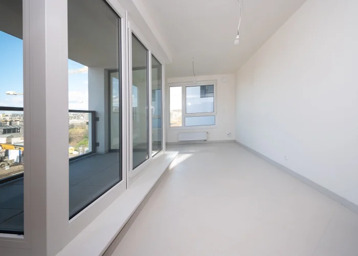 Pronájem bytu 2+kk/L/G, novostavba, nezařízený, 61 m2, Praha 9 - Hloubětín