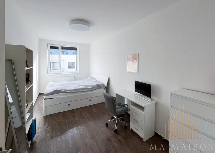 Pronájem bytu 2+kk/B/G, 54 m², novostavba, nezařízený, Praha - Střížkov