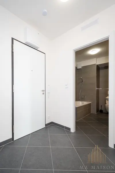 Pronájem bytu 2+kk/L/G, 53,6 m2, novostavba, nezařízený, Praha - Ruzyně