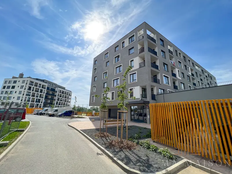 Pronájem bytu 2+kk/L/G, 53,6 m2, novostavba, nezařízený, Praha - Ruzyně