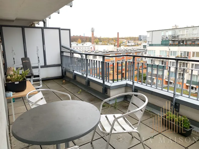 Pronájem Bytu 2+kk, 56m², terasa 81 m2, Nová Harfa