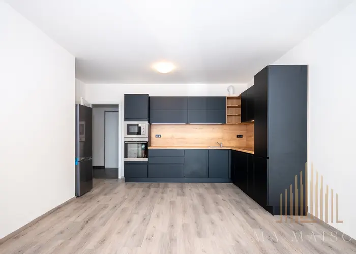Pronájem bytu 2+kk/L/G, 53,6 m2, novostavba, nezařízený, Praha - Ruzyně