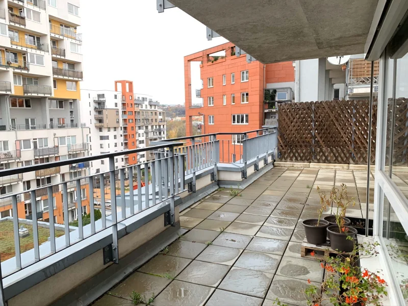 Pronájem Bytu 2+kk, 56m², terasa, Nová Harfa