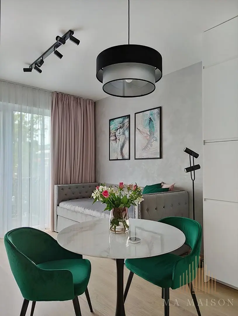 Pronájem krásně zařízeného bytu 1+kk, 24 m² - Tuchoměřice