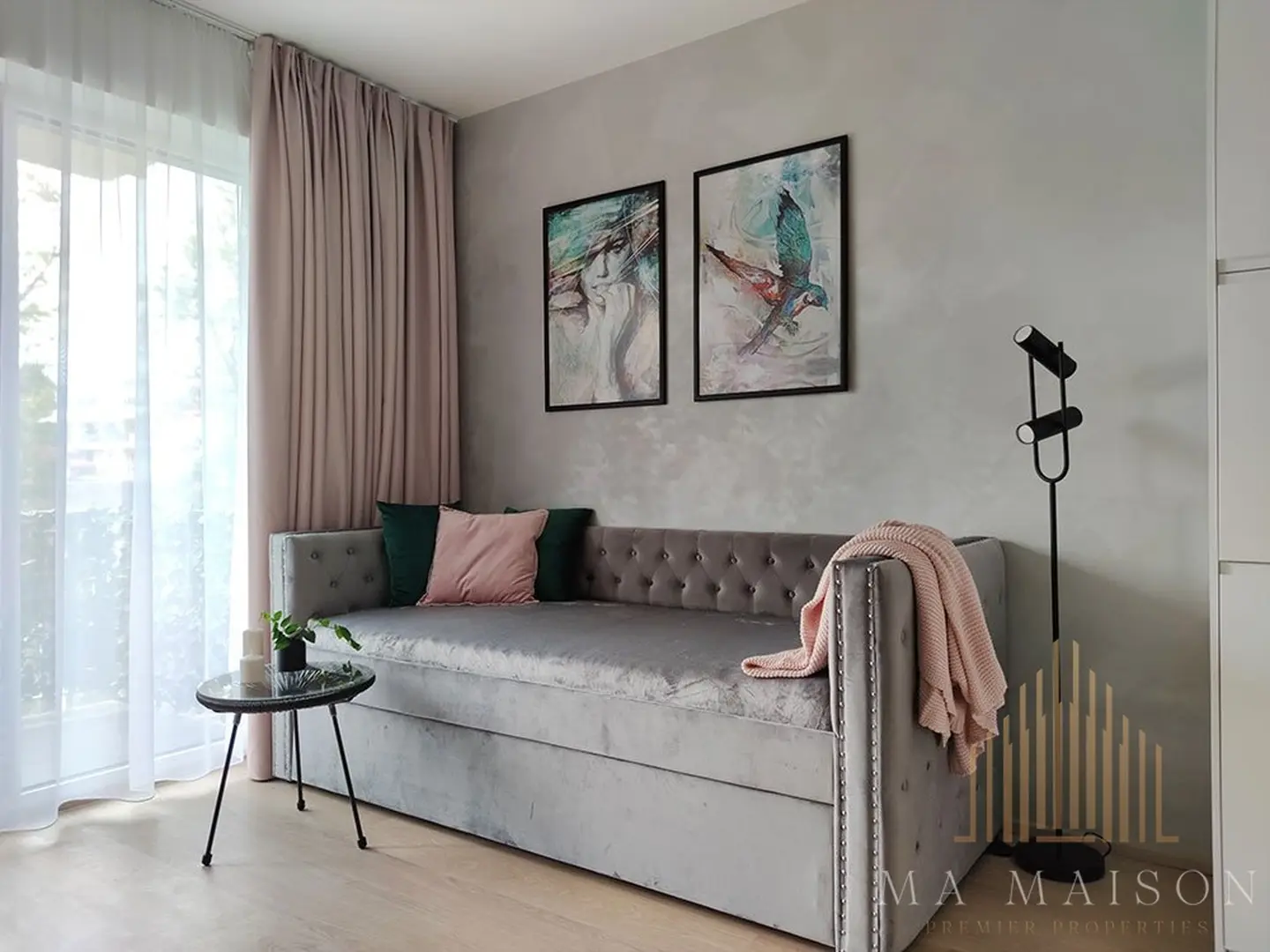 Pronájem krásně zařízeného bytu 1+kk, 24 m² - Tuchoměřice