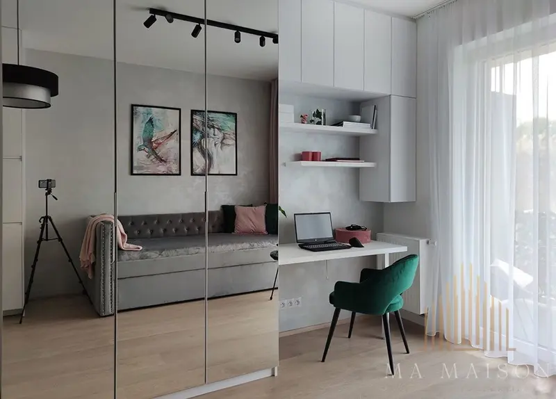 Pronájem krásně zařízeného bytu 1+kk, 24 m² - Tuchoměřice